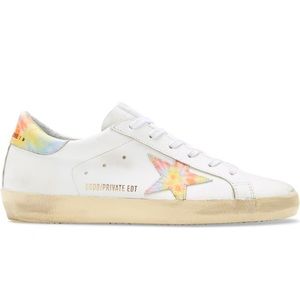 Golden Goose Private Edit Super Star Tie Dye Low Top Sneaker *great condition*
